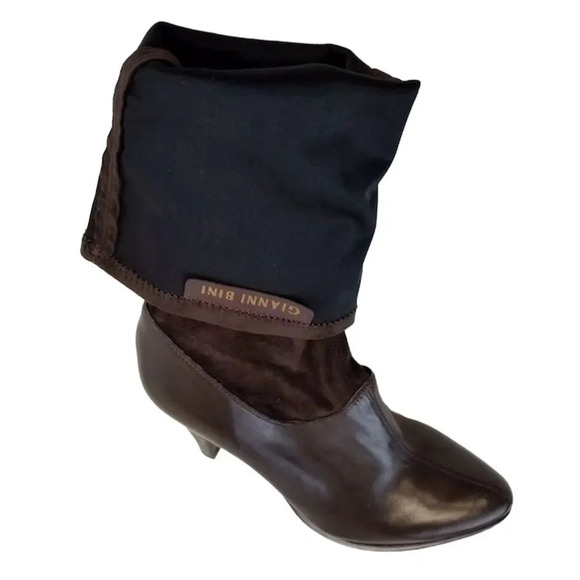 - Giani Bini Women's Brown knee high Suede leg  Boots Size 8.5 Pointed Toe - Picture 6 of 14